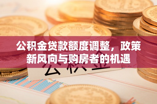 阳明公积金贷款额度调整，政策新风向与购房者的机遇