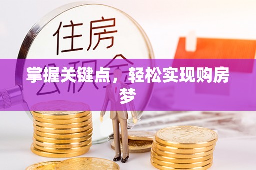 阳明掌握关键点，轻松实现购房梦